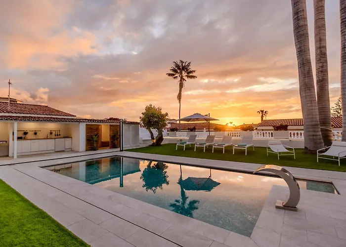 Dağ evi Luxury Teide View, Pool, Sauna & Golf Puerto de la Cruz (Tenerife)